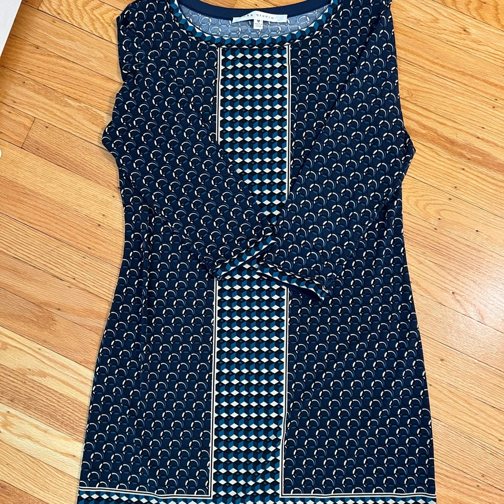 Max Studio Blue pattern dress